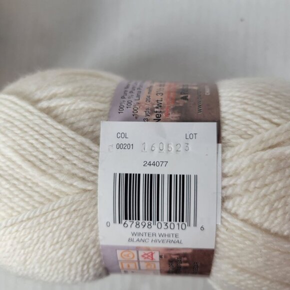 Lot 5 Skeins Lion Brand Patons Wool Discontinued Aran Worsted Bulky Weight Yarn - Picture 4 of 14